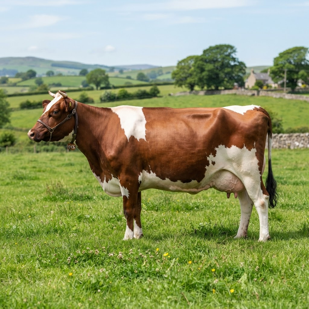 Ayrshire dairy cow